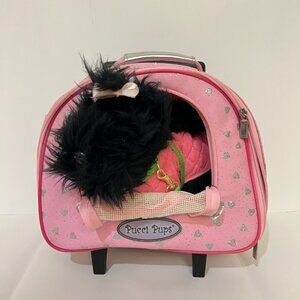 Pucci Pups by Battat Scottish Terrier with Outfits and Pink Glitter Heart Bag